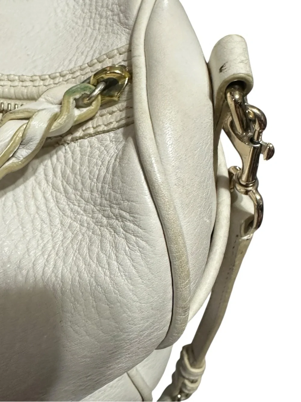 Dooney & Bourke Dillen Pebble Leather Satchel Barrel Doctor Bag - Picture 13 of 16